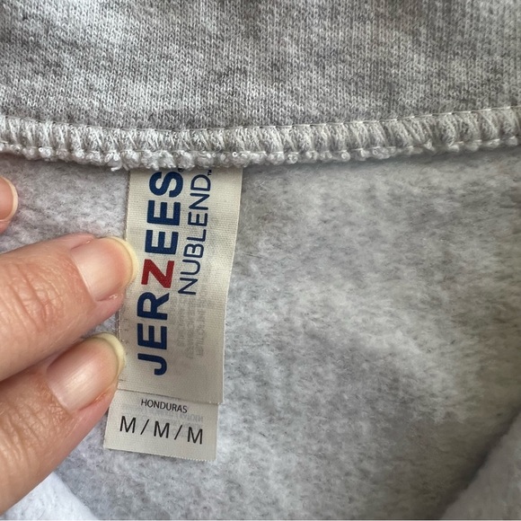 Jerzees NuBlend Desert Cactus Quarter Zip Sweatshirt Medium Western Graphic - Picture 3 of 6